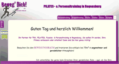 Desktop Screenshot of beweg-dich.com